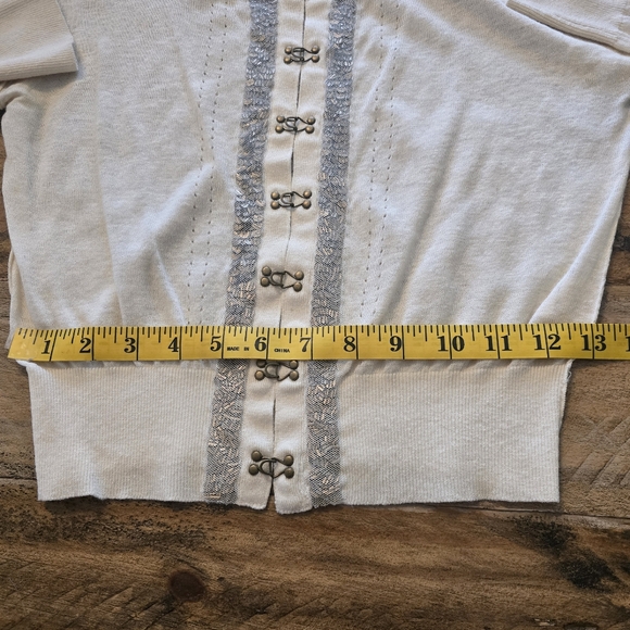M.O.L. Knits Anthro Linen and Silk Blend Cardigan - Picture 10 of 10